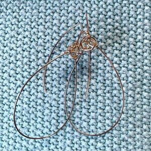Large Silver Hoops